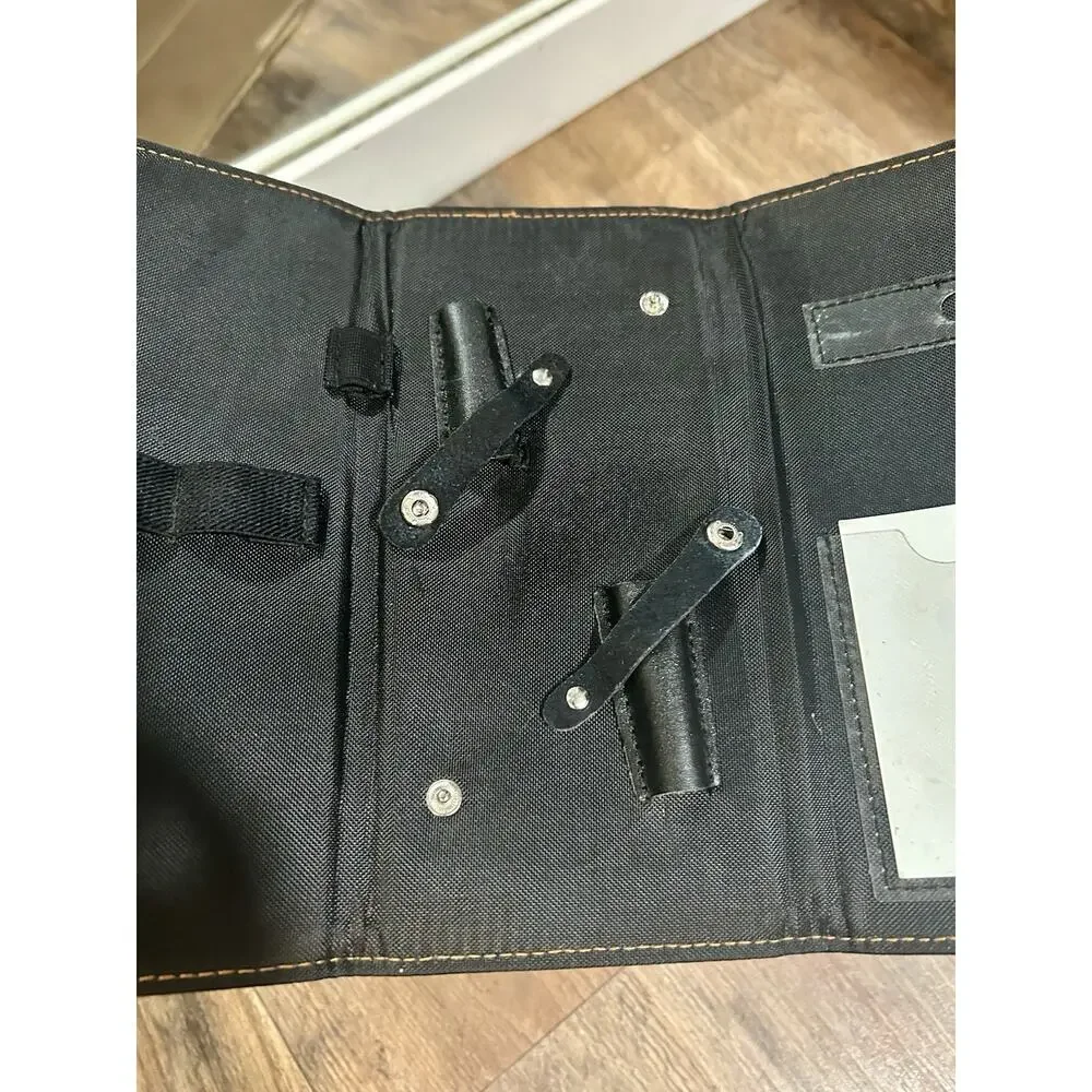 HATTORI HANZO Shears Protector STORAGE CASE ONLY! Hair Stylist Trifold Black